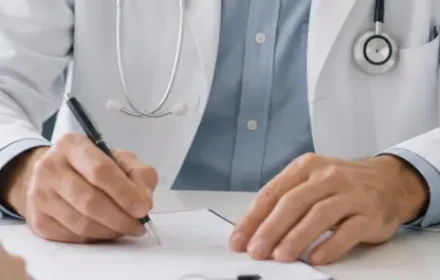 Patientin beim Arzt