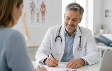 Patientin beim Arzt